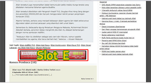 Slot Iklan