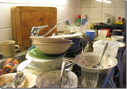 dirty dishes