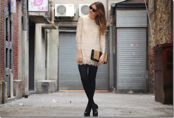 vestido renda meia calça vestido renda meia calça