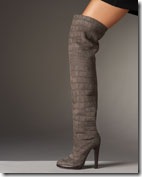 Giuseppe Zanotti OTK Grey Embossed Croc