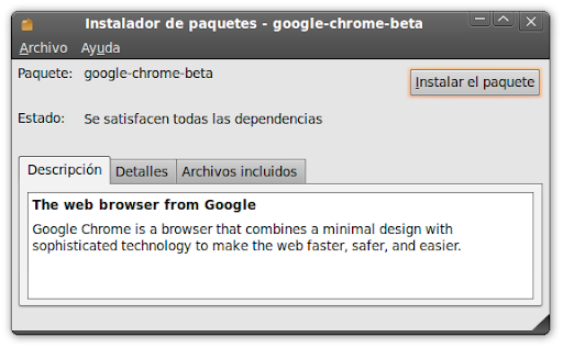 Instalar Google Chrome para Linux