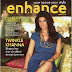 Twinkle Khanna on the cover of Enhance Interior magazine