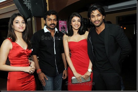 karthi tamanna allu arjun kajal agarwal