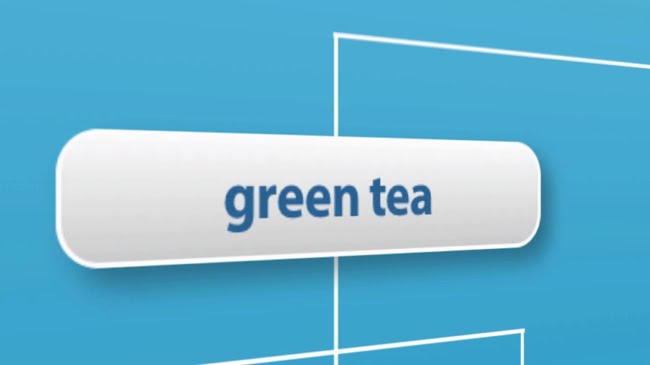 Tea links to the green tea category page