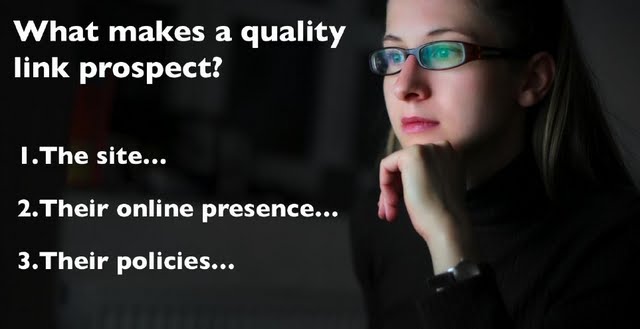 3 things that make a quality link prospect?
