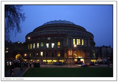 The Royal Albert Hall By Night