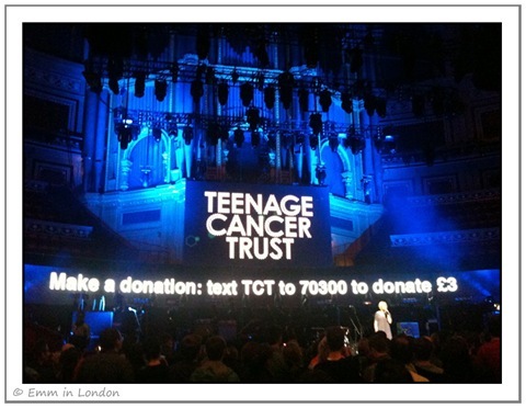 Editors Teenager Cancer Trust Royal Albert Hall