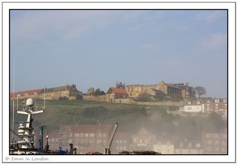 Whitby Abbey Above Sea Fret in Whitby