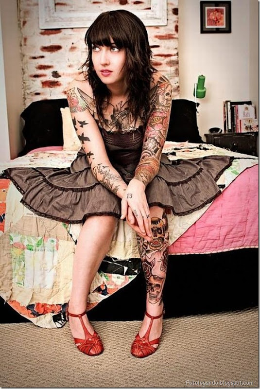 Compilação de meninas com tatuagens (30)