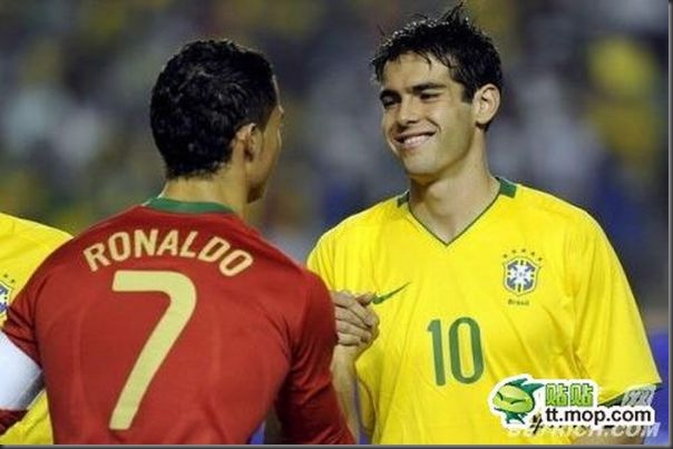 A bela amizade de Cristiano Ronaldo e Kaká (10)