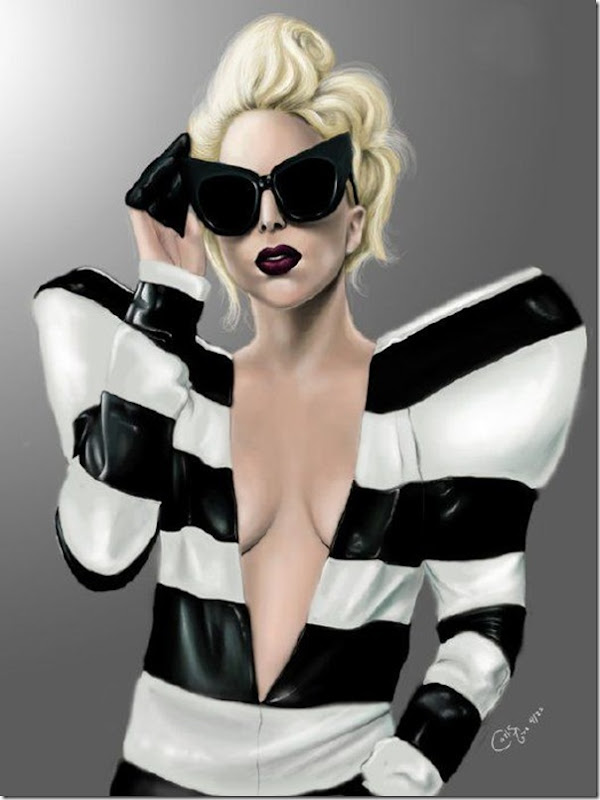 50 desenhos feitos por fãs de Lady Gaga (35)