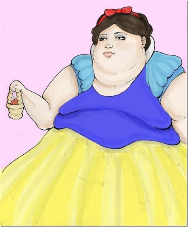 Princesas da Disney obesas (2)