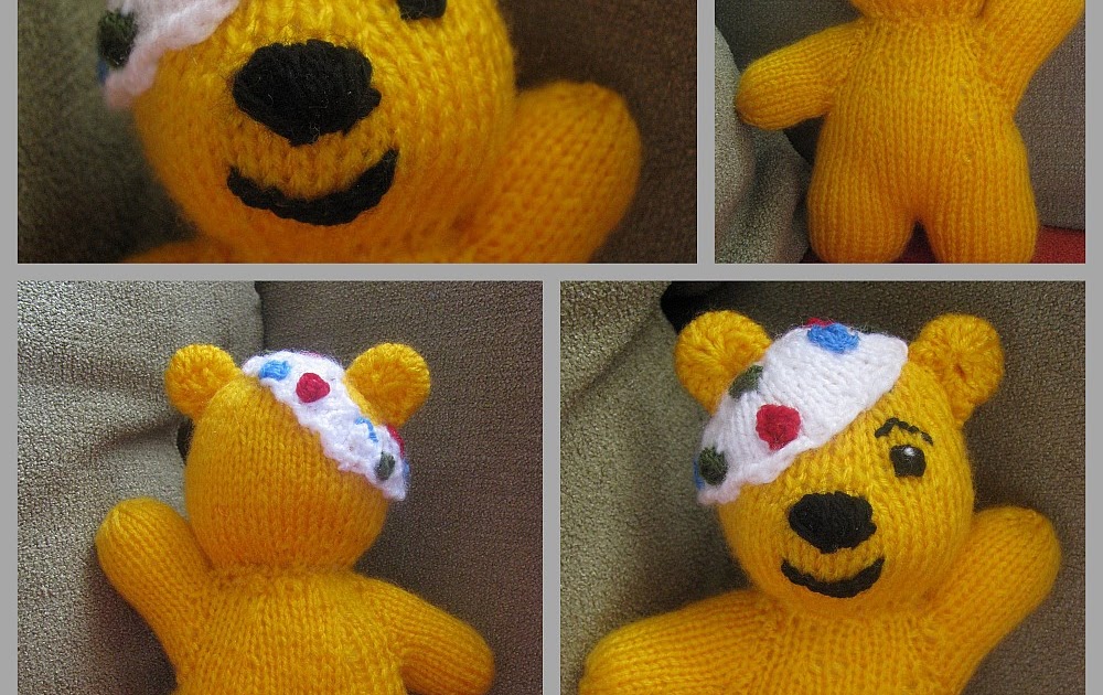 Pyzias knitting: Pudsey czyli mis dla chorych dzieci