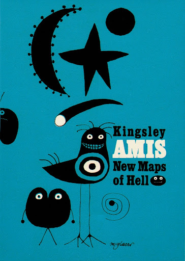 "Book jacket for a Kingsley Amis book. From Graphis Annual 61/62. "