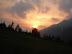 Un beau lever de soleil innaugure la journée...