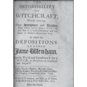 Impossibility Of Witchcraft Cover