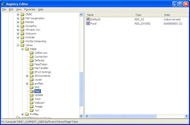 windows registry