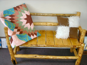 Lodge Pole Pine Bench