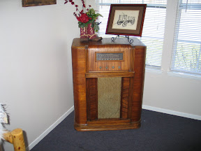 Antique stereo, Artwork, western boots arrangement