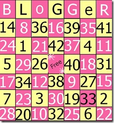 bloggerbingo bloggerbingo