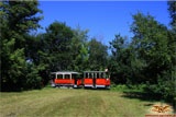 Triebwagen 25 und Beiwagen 121