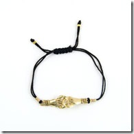 black--gold-double-hands-bracelet