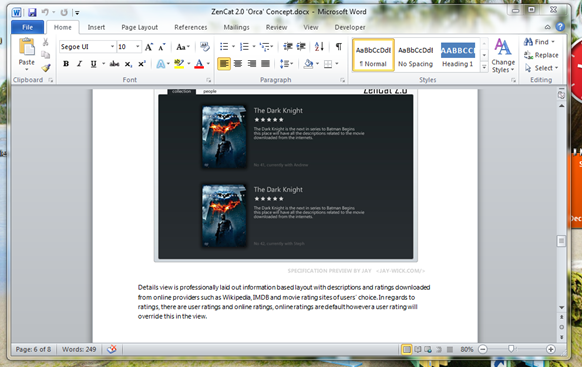 The new look of Word 2010 The new look of Word 2010