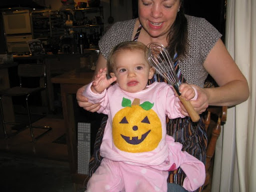 Grace wields whisk!