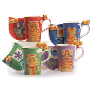 kitty cat mugs