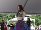 Zarifa (of Gaithersburg MD) dancing with Ishtar Pittsburg Belly Rock Band