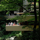 People on a slowly falling cantelever People on a slowly falling cantelever