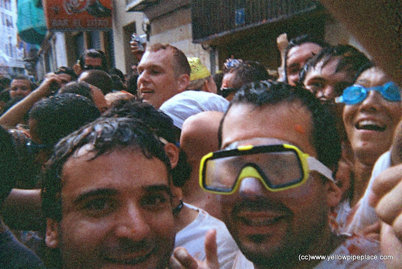 la tomatina 2009, close-up of me and carlos