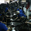 Our first stop on the Cu Chi tunnels tour, a factory staffed by the handicapped, all looking happily able...
