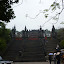 Entrance to the Khai Dinh mausoleum, built between 1920-1934, a marked difference from typical oriental architecture.