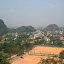 A panoramic of Hoa Lu itself, taken after a sweaty and painful ten minute run up a mountain.