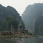 The views were astounding, we passed a set of pagodas and burial grounds on first exit of Van Lam village.