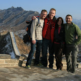 Eddie, Trevor, Lynette and I about halfway between Jinshanling and Simatai.