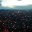 Unfortunately the clouds prevented the sun setting the sky ablaze, but as the lights of Bogota were switched on the city itself came alive.