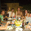 Our first night, a gorgeous bbq that had enough left over for lunch! From left to right; Mirika, Chris, Malph, Aart, Alex, Joyce, Corey and Lynette.