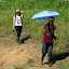 Alicia and Rita, our Pampas pals on this trek, making sure they don't catch too much sun.