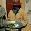 How a miner starts his day, munching Coca leaves and smoking a 15p pack of cigarettes!