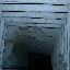A big hole to nowhere, and more asbestos crystals to help abrase your fall. Yum.