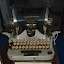 A very old Thai typewriter... not as many letters in their alphabet as we thought!