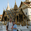 Lynette and I in front of Chakri Maha Prasat Hall.
