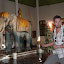 In the National Elephant Museum, where the most interesting exhibit was six large pickling jars morbidly containing parts of an elephants skin.