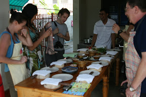 Back at Siam Rice base, about to start cooking.