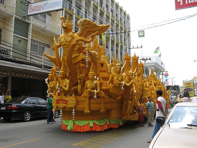 รูปภาพ ประเพณี งานวัน เข้าพรรษา ของไทย Part 2