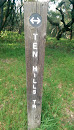 Ten Hills Trail Marker