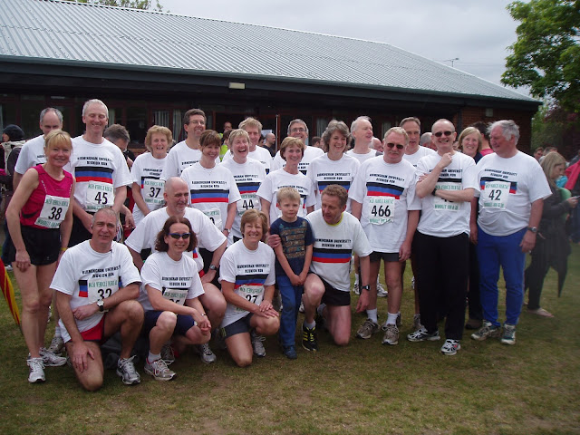 Brimingham Uni reunion at Woodley 10K
