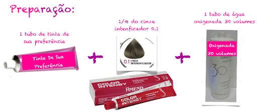 Intensificador cinza 0.1 Amend preparação Intensificador cinza 0.1 Amend